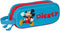 Pennenetui met 2 vakken Mickey Mouse Clubhouse 3D Rood Blauw 21 x 8 x 6 cm