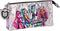 Pennenetui met 2 vakken Monster High Best boos Lila 22 x 12 x 3 cm