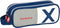 Pennenetui met 2 vakken Munich College Grijs (21 x 8 x 6 cm)