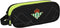 Pennenetui met 2 vakken Real Betis Balompié Zwart Limoen 21 x 8 x 6 cm