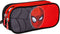 Pennenetui met 2 vakken Spider-Man Zwart 22,5 x 8 x 10 cm