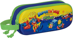 Pennenetui met 2 vakken SuperThings 3D Multicolour 21 x 8 x 6 cm