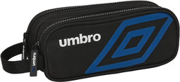 Pennenetui met 2 vakken Umbro Flash Zwart 21 x 8 x 6 cm