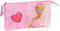 Pennenetui met 3 vakken Barbie Girl Roze 22 x 12 x 3 cm