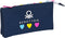 Pennenetui met 3 vakken Benetton Love 22 x 3 x 12 cm