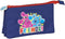 Pennenetui met 3 vakken Blue's Clues Marineblauw (22 x 12 x 3 cm)