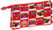 Pennenetui met 3 vakken Cars Let's race Rood Wit (22 x 12 x 3 cm)
