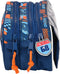 Pennenetui met 3 vakken Hot Wheels Speed club Oranje Marineblauw (21,5 x 10 x 8 cm)