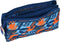 Pennenetui met 3 vakken Hot Wheels Speed club Oranje Marineblauw (22 x 12 x 3 cm)