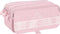 Pennenetui met 3 vakken Kappa 21,5 x 10 x 8 cm Roze