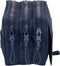 Pennenetui met 3 vakken Kappa Blue night Marineblauw 21,5 x 10 x 8 cm