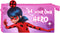 Pennenetui met 3 vakken Lady Bug Fuchsia (22 x 12 x 3 cm)