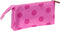 Pennenetui met 3 vakken Lady Bug Fuchsia (22 x 12 x 3 cm)