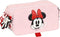 Pennenetui met 3 vakken Minnie Mouse Me time Roze (21,5 x 10 x 8 cm)