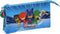 Pennenetui met 3 vakken PJ Masks Blauw 22 x 12 x 3 cm
