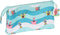 Pennenetui met 3 vakken Spongebob Stay positive Blauw Wit (22 x 12 x 3 cm)