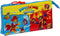 Pennenetui met 3 vakken SuperThings Rescue force Blauw 22 x 12 x 3 cm