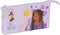 Pennenetui met 3 vakken Wish Lila 22 x 12 x 3 cm