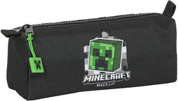 Pennenetui minecraft zwart groen grijs 21 x 8 x 7 cm
