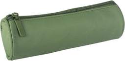 Pennenetui quattro colori rond 20x6x6 verde salvia | 1 stuk