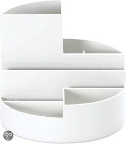 Pennenkoker MAUL roundbox 6 vakken wit | 1 stuk