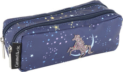 Pennenzak dubbel Constellation Nuit blauw - Caramel et Cie