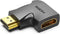 Vention HDMI hoekadapter - 90 graden - HDMI 2.0 - 4K 60Hz - Zwart
