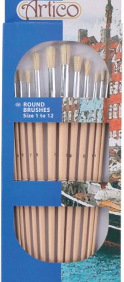 Penselen set Rond - 12 delig