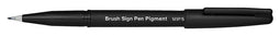 Pentel - Brushpen pentel sign pen pigment sesp15-ax zwart | 12 stuks