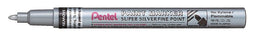 Pentel - Viltstift pentel msp10 ronde punt 1.5mm zilver | 12 stuks