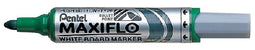 Pentel - Viltstift pentel mwl5m maxiflo whiteboard groen 3mm | 12 stuks
