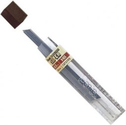 Pentel Vulpotlood Vulling | Potloodstift 0.3 mm bruin Buisje à 12 stiften
