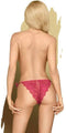 PENTHOUSE TANGAS | Penthouse Too Hot To Be Real Thong Bordeaux L/xl