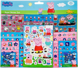 Pepa Pig +500 delige stickerset