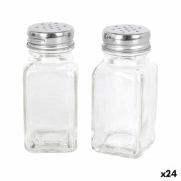 Peper en zoutstel Anna 107462 2 Onderdelen 8,5 x 4,5 x 10 cm (24 Stuks)