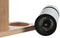 Peper- en Zoutvat Home ESPRIT Zwart Natuurlijk Roestvrij staal Rubberwood 14 x 7 x 16,5 cm