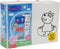 Peppa Pig 3 Canvasdoeken met Touw + Verf