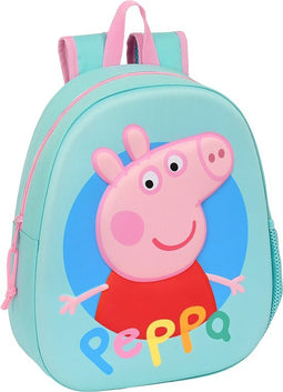 Peppa Pig 3D - Rugzak - 35 x 27 x 10 cm - Polyester