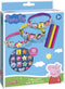 Peppa Pig armbandjes maken set 3 schuifarmbandjes met 18 bedels - vanaf 3 jaar