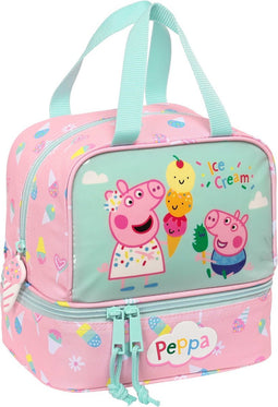 Peppa Pig Beautycase, Ice Cream -20 x 20 x 15 cm - Polyester