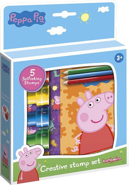 Peppa Pig creatieve knutselset met stempels, potloden en stickers - creatief speelgoed Bambolino Toys