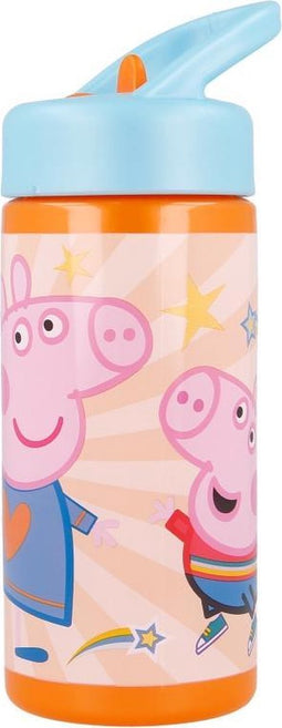 Peppa Pig drinkfles - waterfles - oranje - 400 ml