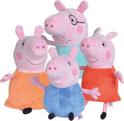 Peppa Pig Knuffel 25 cm - Peppa - Rood