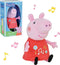 Peppa Pig Knuffel met muzikale buik - 17 cm - Roze