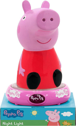 Peppa Pig nachtlamp - 3D - 25cm hoog