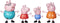 Peppa Pig Peppa's Familie - Speelfiguur
