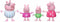 Peppa Pig Peppa's Familie - Speelfiguur