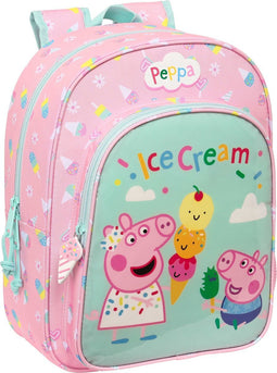 Peppa Pig Rugzak, Ice Cream - 34 x 26 x 11 cm - Polyester