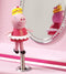 Peppa Pig sieradendoosje, juwelenkistje, muziekdoosje - met draaiende Peppa ballerina en spiegel - Bambolino Toys
