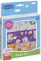 Peppa Pig stickers, 3 stickervellen met speelachtergrond, creatief speelgoed - Bambolino Toys